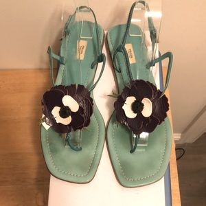 Prada flat sandals- loved, with lots of life left!